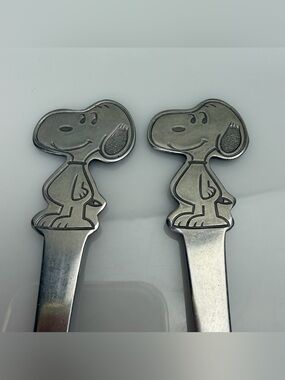 Vintage Snoopy Stainless Steel Spoons – Set of 2